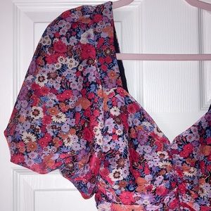 NWT Zara Floral Mini Dress